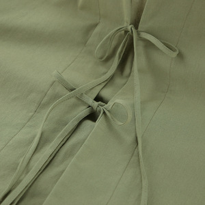 Ropa informal de <span class=keywords><strong>verano</strong></span> para <span class=keywords><strong>mujer</strong></span>, ropa de salón de 2 piezas, blusa transpirable suave de algodón 100%, pantalones, conjunto de <span class=keywords><strong>pijama</strong></span>, tela tejida con patrón sólido - Product Image 5