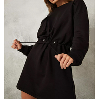 K210117 Robe pull longue à manches longues pour femme, nouvelle collection été 2026, style décontracté