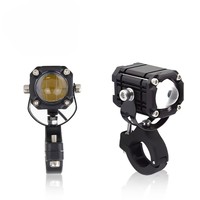 JHS OEM Faros Antiniebla para Motocicleta, Faros Dobles, Accesorios para Motocicleta, Faros para ATV, Luz LED Roja para Motocicleta