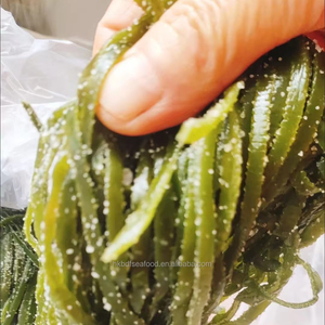 Algues fraîches congelées algues salées organiques naturelles varech Kombu Laminaria Japonica tranche de varech 2-3MM prix usine certifié HACCP - Product Image 2