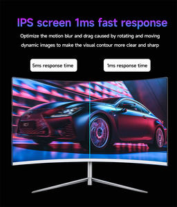 新设计的27英寸弯曲无框屏幕2 k游戏实用桌面显示器 - Product Image 6