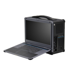 Ordinateur portable industriel robuste de 17,3 pouces, châssis d'ordinateur portable, station de travail mobile avec 7 emplacements pour cartes pleine longueur - Product Image 5