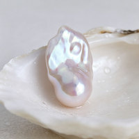 Perles baroques d'eau douce de qualité AAAA, 16 mm, blanches, naturelles, pour la fabrication de bijoux