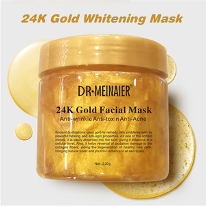 Mascarilla Facial Reparadora de Colágeno con Oro 24K <span class=keywords><strong>COBEN</strong></span>, Crema de Algodón con Vitamina C Orgánica, Hidratante, Blanqueadora, Antiarrugas - Product Image 2