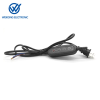 Câbles d'alimentation en cuivre PVC avec variateur LED 220V (prise UE) pour la régulation efficace de l'éclairage des appareils ménagers