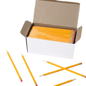 Cheap Yellow Wood <strong>Pencils</strong> 7.5 Inch Standard <strong>Pencils</strong> With Eraser #2 HB <strong>Lead</strong> Writing <strong>Pencils</strong> School and Office Supplies Bulk Sale - Product Image 2