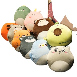 Almohada de felpa multifuncional, cojín para siesta, almohada de respaldo con manta para oficina y viajes, unisex, de 8 a 13 años, de algodón - Product Image 1
