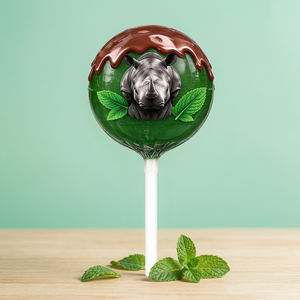 Boîte d'emballage pour sucettes chocolatées à la menthe, boîte à bonbons imprimée sur mesure, usine de fabrication de boîtes à bonbons, boîte aromatisée au chocolat et à la menthe, vente en gros OEM - Product Image 2