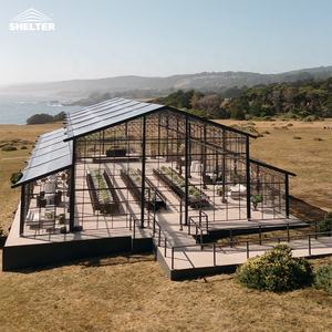 Carpas para Eventos con Marco de Aluminio Negro, Carpa Transparente para Festivales, Carpas de Lujo para Bodas y Fiestas para 300 Personas, Eventos al Aire Libre - Product Image 6