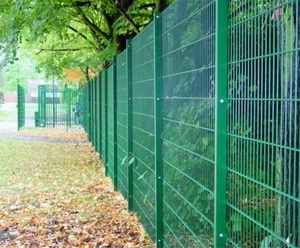 Clôture de jardin en treillis métallique 3D galvanisé et thermolaqué, soudé et courbé, personnalisable, <span class=keywords><strong>prix</strong></span> usine, installation facile, durable - Product Image 4
