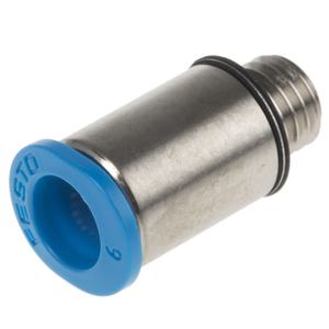 Conector de acero inoxidable de la <span class=keywords><strong>serie</strong></span> QSM, accesorio de empuje, maquinaria de ajuste de empuje de Metal industrial, tamaños usados, 153321, - Product Image 1