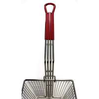 Accessoires de cuisine en acier inoxydable 201/304 pour la restauration hôtelière, panier à frites en maille métallique pour frites et chips