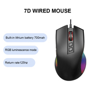 Souris de jeu RGB personnalisée à une seule pièce, sans fil, filaire, tri-mode, accélération 10G, 4800 DPI, ergonomie droite, étanche