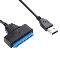 USB 3.0 convertitore di interfaccia per SATA a USB per 2.5 pollici HDD/SSD Patch Cord per disco rigido convertitore esterno cavo