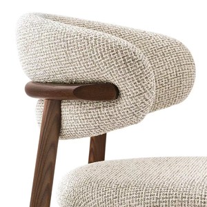 Ghế đẩu quầy <span class=keywords><strong>bar</strong></span> khung gỗ nguyên khối phong cách tối giản hiện đại của các nhà sản xuất đồ nội thất tại Trung Quốc - Product Image 4