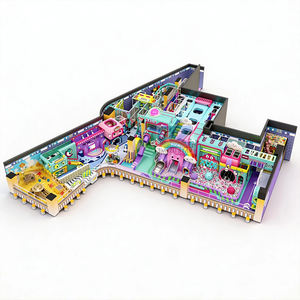 Aire <span class=keywords><strong>de</strong></span> jeux intérieure <span class=keywords><strong>de</strong></span> grande capacité avec parcours d'obstacles et zone <span class=keywords><strong>de</strong></span> trampolines - Product Image 1