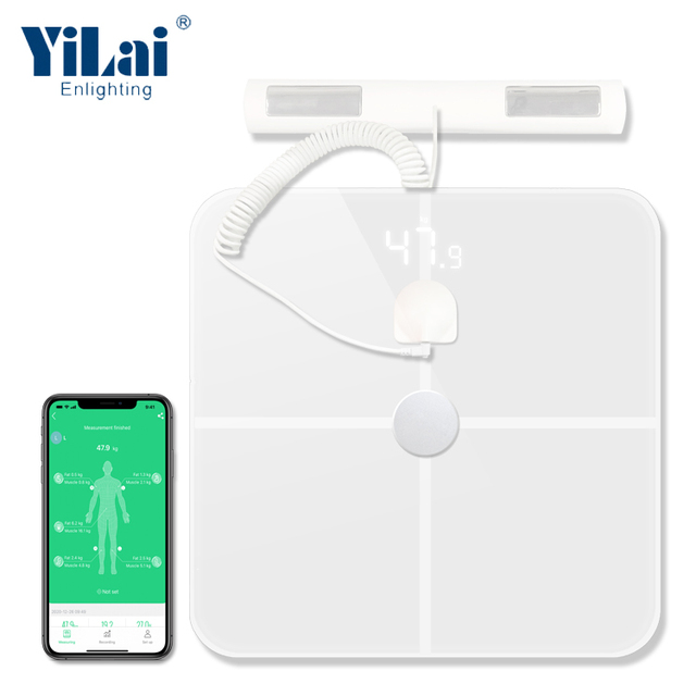 Yilai Smart Body Fat Digital AWS Weight BMI Health LED Body Fat Monitor Analytical Laboratory Electronic Balance VA Scale