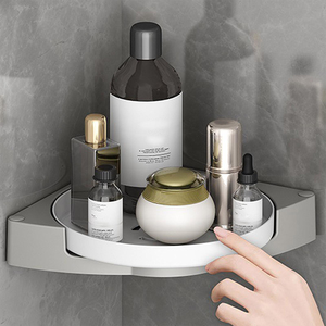 Accessoires de <span class=keywords><strong>cabine</strong></span> de <span class=keywords><strong>douche</strong></span> rotatifs, organisateur de <span class=keywords><strong>douche</strong></span> d'angle, porte-serviettes élégant, présentoir, étagères, étagère de rangement pour salle de bain - Product Image 4