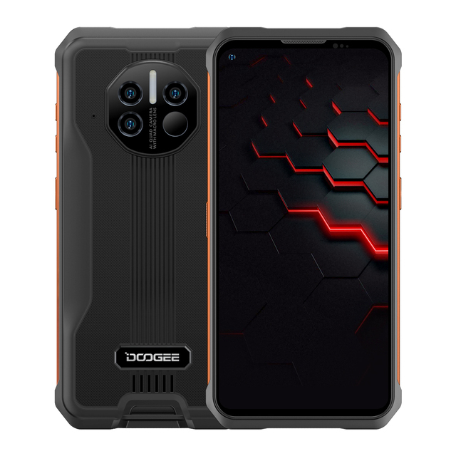 World Premiere DOOGEE V10 Dual 5G Rugged Phone 8500mAh 48MP Rear Camera 6.39"DotDisplay 33W Fast Charging SmartPhone NFC