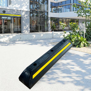 באיכות גבוהה 100 ס "מ צהוב גומי גלגל חניית מגרש מגן עבור קורבים כביש חניה מטא MR-WSR100Z גומי - Product Image 2