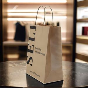 Bolsa de Papel Kraft Ecológica de 30x30 cm para Panadería, Embalaje de Regalos, Venta al por Mayor, Reciclable - Product Image 3