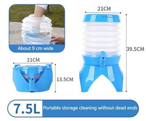 Contenedor de Agua Plegable de PVC Portátil al por Mayor, Capacidad de 3.5/7.5/7.5/9.5 L, para Viajes o Actividades al Aire Libre - Product Image 3