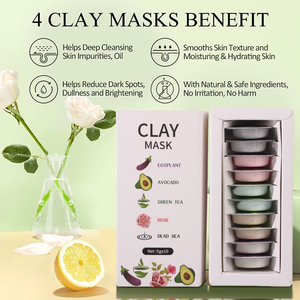 Mascarilla Facial de Arcilla LIFITT de Marca Privada para Eliminar Puntos Negros, Cuidado de la Piel, Iluminadora, Hidratante, Antienvejecimiento - Product Image 5