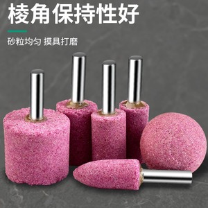 Baolian Flint Grinding Head 6mm Long Shaft For Metal Rust Removal Polishing Abrasives 5pcs Set - Product Image 4
