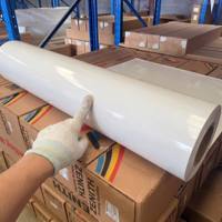 Rollo de Vinilo Autoadhesivo Brillante, Removible, Resistente al Agua y Duradero para Pistas de Baile de Boda, Imprimible con Tinta Eco-Solvente, para Eventos