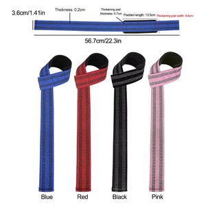 Benutzer definierte rutsch feste Powerlifting-Handgelenk wickel Weiche Neopren-gepolsterte Gurte Workout-Unterstützung Schutz Fitness geräte Benutzer definiertes Logo - Product Image 3