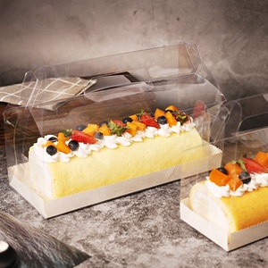 Caja Transparente para Pastel de Grado Alimenticio, Caja para Pastel Suizo - Product Image 2