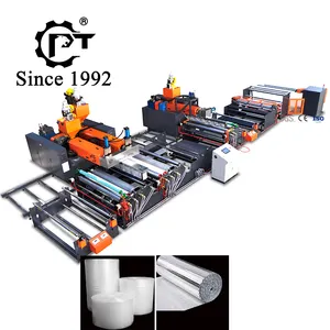 Pansatec Novo design 1000 1500 2000 mm ar bolha envoltório película protetora rolo folha produzindo máquina linha