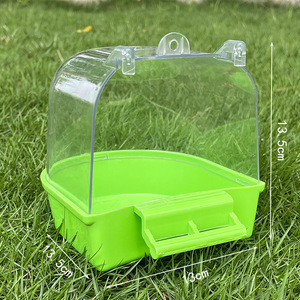 Nuevo Dispositivo de Baño para Aves de Corral, Caja de Baño Transparente de Plástico para Urracas, Periquitos, Cotorras y Agapornis - Product Image 6