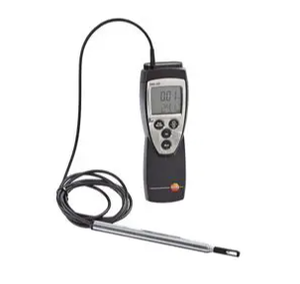 Anemómetro Digital de Hilo Caliente Testo 425 para Medición de Velocidad y Flujo de Aire en Conductos de Ventilación HVAC - Product Image 6
