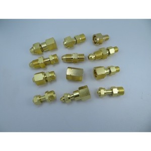 Cylinder Regulator Acetylene Adapter CGA 200 CGA 300 CGA 510 CGA 520 POL Valve Parts - Product Image 1
