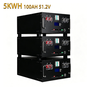 Split 48V(51.2V) 5KWh 100Ah Stackable Rack-<b>Mount</b> CAN Communication Lithium Iron Phosphate <b>Battery</b> Pack for Home Energy Storage - Product Image 1