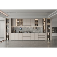 Diseño Gratuito por 48 Horas, Gabinete de Cocina Modular Moderno de Acero Inoxidable Personalizado con Diseño 3D, 2 Años de Garantía y Soporte en Línea