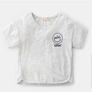 Ropa Infantil al por Mayor para Niños, Diseño Coreano de Última Moda, Camisetas Lisas para Niños, de Proveedor Chino - Product Image 4