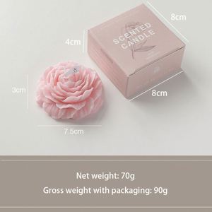 Bougies parfumées à la pivoine en gros 2026 – Bougies créatives en pot à l'arôme floral – Cadeau de fêtes pour Thanksgiving, Pâques, la Fête des Pères - Product Image 2