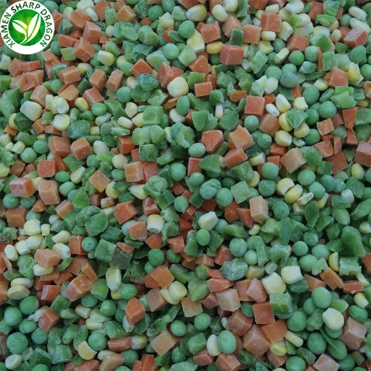 IQF Chinese Vegetable Products Packaging Fresh Mixed Frozen Vegetables