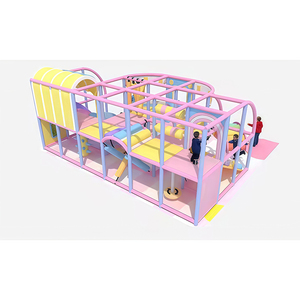 Divertido Parque de Juegos Modular para Niños y Equipo de Juegos Interior, con Túneles y Castillo para Jardín de Infancia y Preescolar - Product Image 3
