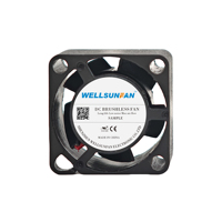 WELLSUNFAN High-Speed 20x20x10mm 12V DC Brushless Axial Fan Ball Bearing 20000RPM 0.84W Quiet PWM Mini Cooling Exhaust Fan
