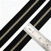 热销3号5号钛合金Y齿铝制拉链编码包背包卷装金属拉链现货