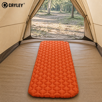 Matelas de camping gonflable portable, matelas pneumatique Diamond AirCell, tapis de couchage imperméable pour la randonnée en plein air, le trekking et les voyages