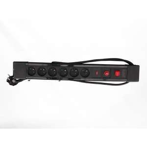 เต้ารับ6ทางของ Perel ที่มีการโอเวอร์โหลดและป้องกันไฟกระชาก-เต้ารับแบบฝรั่งเศส - Product Image 2