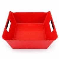 Seau à glace pour fête, grande capacité, empilable pour bouteilles de bière, seau en plastique PP coloré avec poignée pour barbecue, restauration en plein air