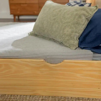 Lits superposés de style moderne de haute qualité en pin massif et MDF avec rangement, lits pliants pour auberges de jeunesse pour chambres à coucher