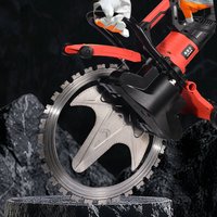 Sierra Circular Manual de 400 mm, Máquina de Corte de Paredes de Hormigón Portátil para Abrir Puertas y Ventanas