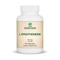 Prix de gros OEM, capsules de L-ergothionéine de haute pureté, capsules personnalisées de L-ergothionéine NAC CoQ10