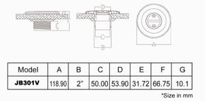 ABS et PVC 2 ''/50mm raccord sous vide accessoires de piscine essentiels pour baignoire spa et piscine - Product Image 6